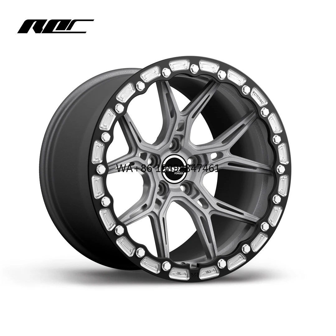 

Колесные диски Roc Custom Sport Beadlock с вогнутым профилем для гонок, 17-18 дюймов, для BMW, Audi, Supra, Mustang