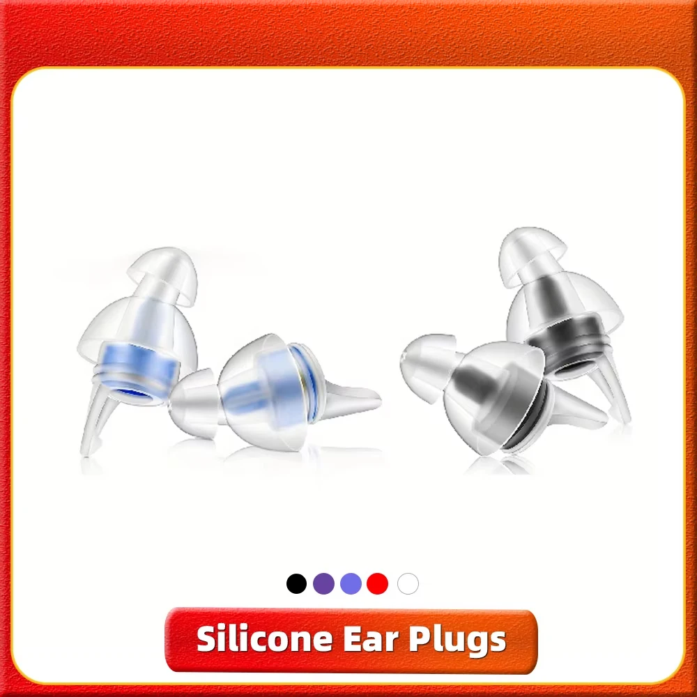 Ear Plugs High Fidelity Concert - Ear Protection for Concerts, Musicians Reusable/Hypoallergenic Earplugs - Noise Reduction