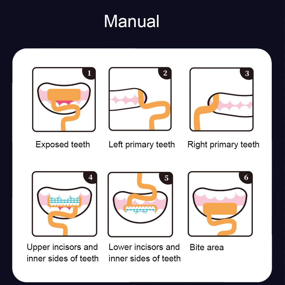 5×4pcs/pack New S-shaped Vertical Toothbrush Interdental Brush for Adults Medium Hard Bristle Oral Gum Cleaning Tooth Brush