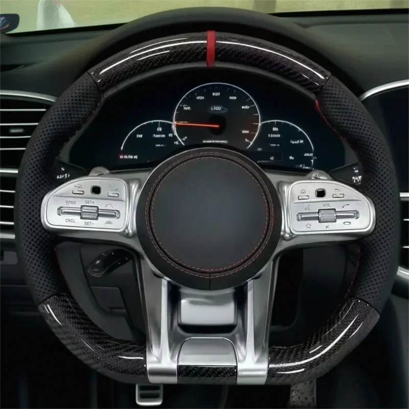 

RELI2 Car Steering Wheel for Benzs AMG C190 W117 W166 W177 W197 W205 W213 W216 W217 W218 W222 W253 W257 W463 W464 GLE G63 C63