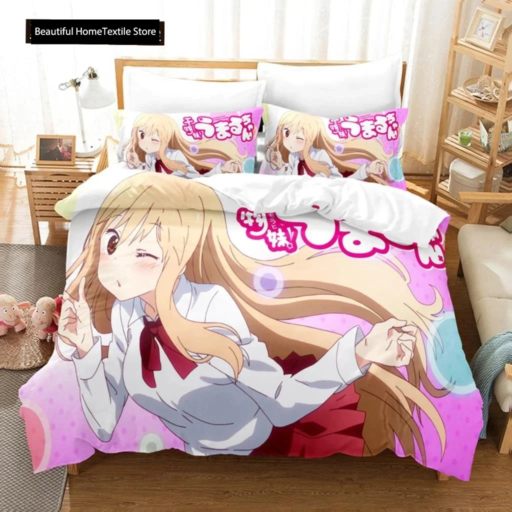 

3D The Himouto! Umaru-chan Bedding Sets Duvet Cover Set With Pillowcase Twin Full Queen King Bedclothes Bed Linen