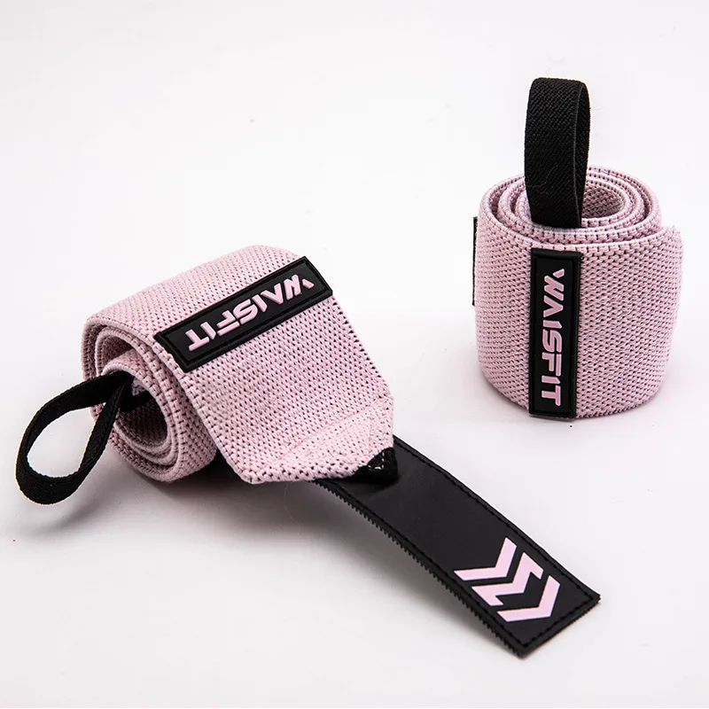 1Pair Fitness Wrist Wraps WeightLifting Gym Wrist Strap Cross Training Padded Thumb Brace Strap Power Hand Support Bar Wristband