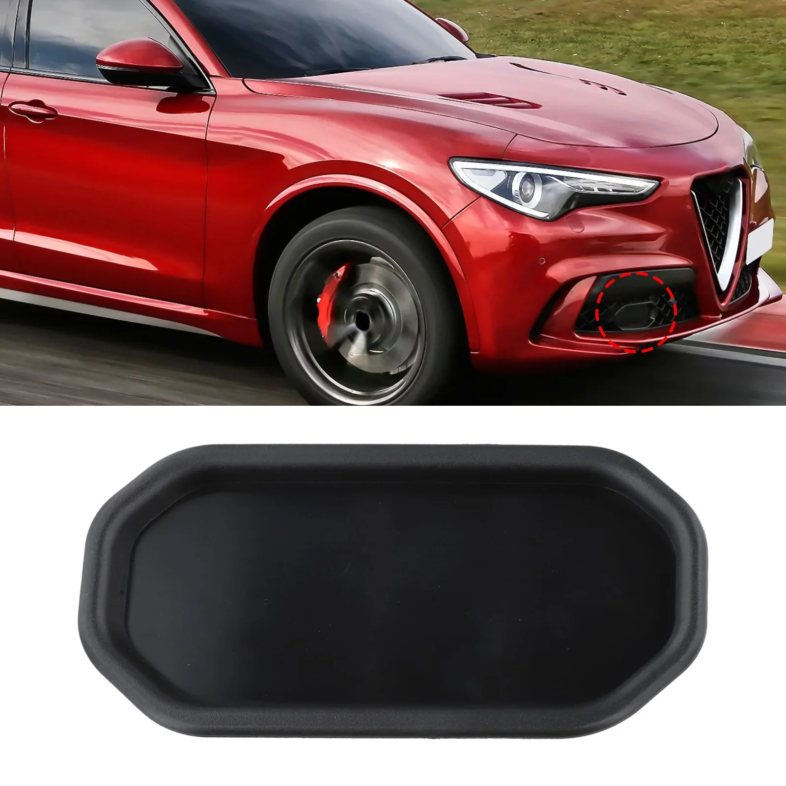156126159 Front Bumper Grille Sensor Cap For Alfa Romeo For Stelvio 2017 2024 Reliable Replacement Sensor Cover
