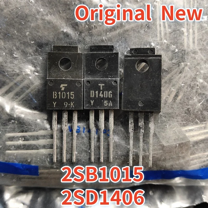 10pairs(10pcs 2SB1015+10pcs 2SD1406) Genuine Brand New Original 2SB1015 2SD1406 B1015 D1406