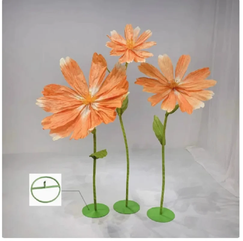 زهور صناعية عملاقة من الورق عل - مراجعة Wedding Party Supply Store وسعره