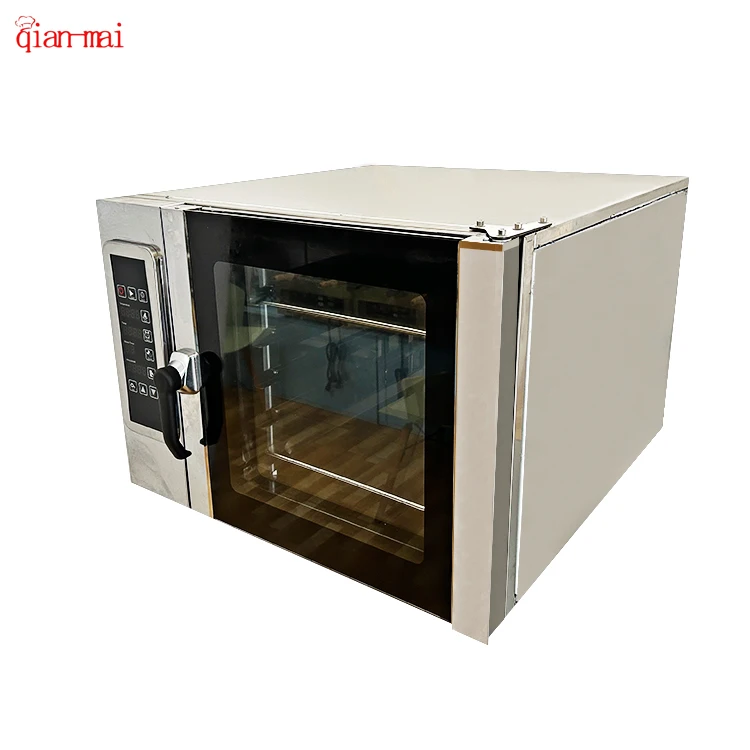 Commercial 5 Trays Steam Baking Oven Electric Bakery Kitchen Equipment Combi Hot Air Convection Oven With Steam