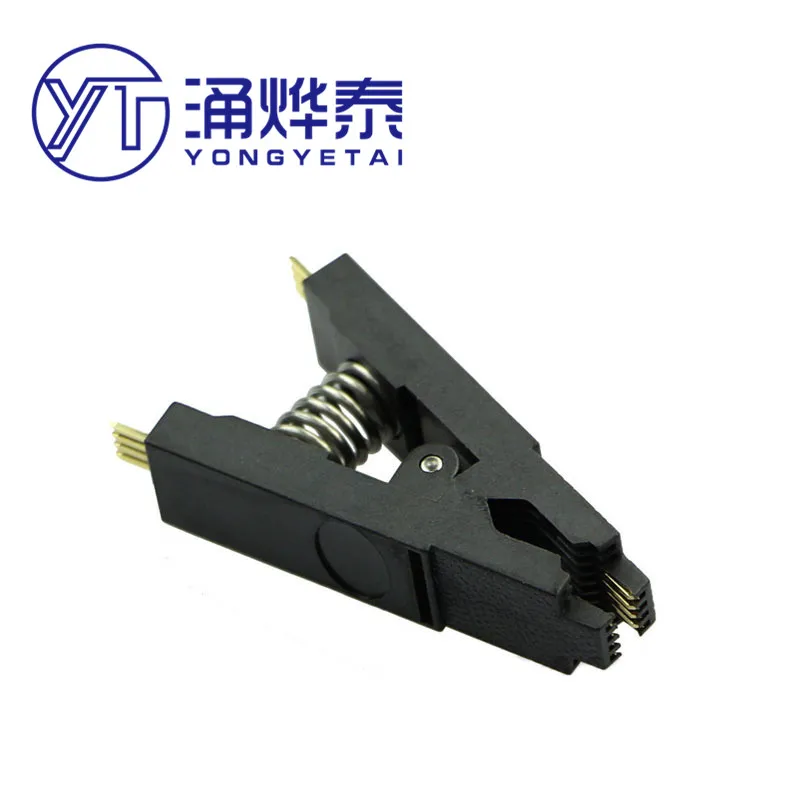 YYT SOIC8 SOP8 Test Clip For EEPROM 93CXX/25CXX/24CXX BIOS Clip Wide and Narrow Body 8-pin Universal Adapter Burning Clip