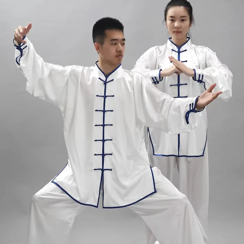 Tai Chi Martial Arts Suit Traditional Chinese Martial Arts Wing Chun Morning Gymnastics Team Practice Uniform Kung Fu Wushu Sets