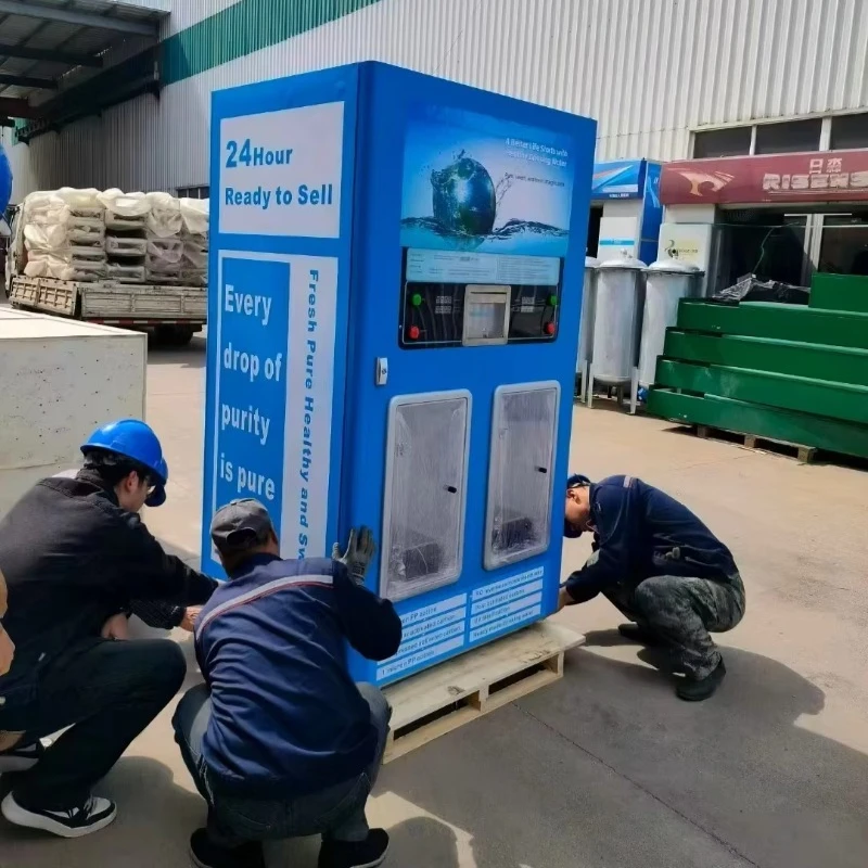 Ice and Water Vending Machine for Outdoor Self Serve Self-service Ice Maker and Pure Purified Water Vending Machine Customized