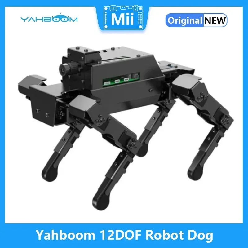 Yahboom 12DOF Desktop Metal Robot Dog Bionic DOGZILLA S1 with AI Vision Camera for Raspberry Pi 4B Support Python Programming