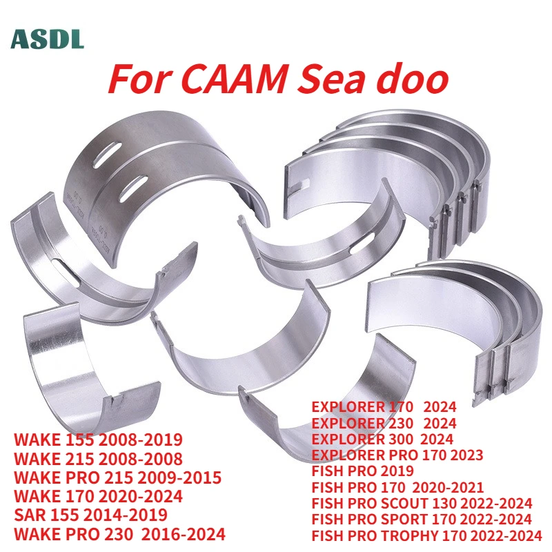 

For CAAM Sea Doo Motorcycle Connecting Rod Crankshaft Bearing WAKE 155 170 215 PRO 2008-2024 EXPLORER 170 230 300 FISH PRO SCOUT