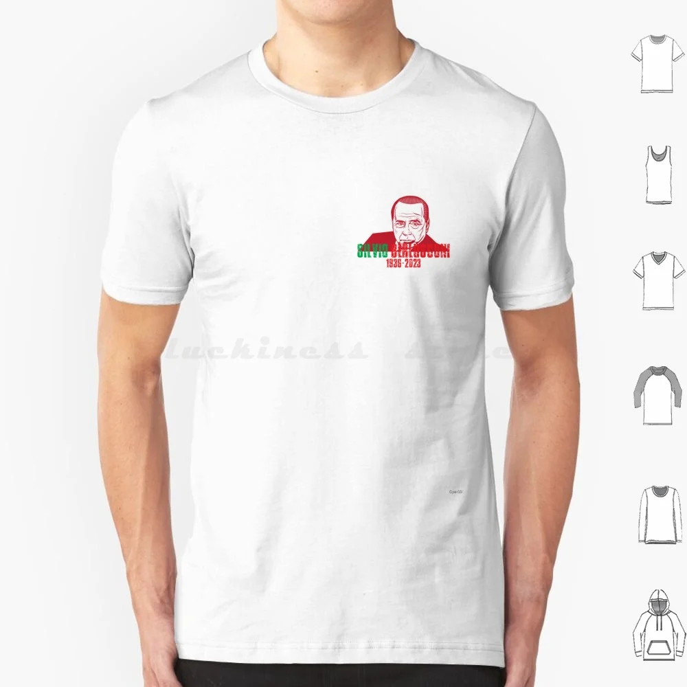 Berlusconi , Silvio Berlusconi T Shirt Cotton Men Women DIY Print Berlusconi Italy Italia Italia Cavaliere Political Silvio