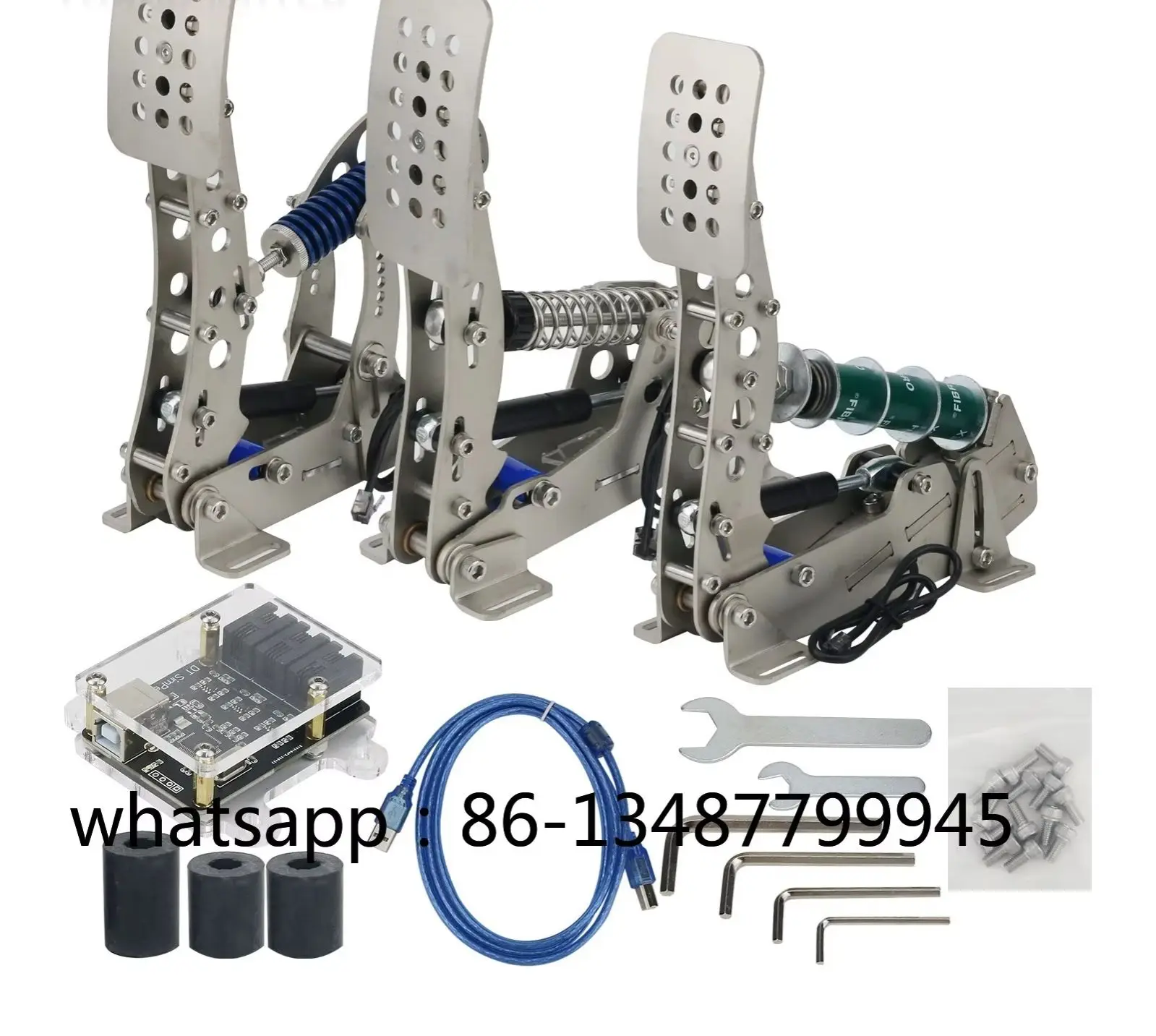 

200KG Speed Game Accelerator Clutch Hydraulic Pedal Racing Simulator Pedal Device PC Direct Drive