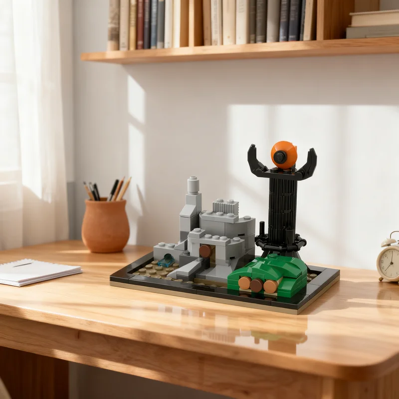 

100 шт. MOC A Giant Amidst His Mindscape Hobbit Lord Rings Модель Строительные блоки Архитектурная игрушка Рождественские подарки Детский кирпич