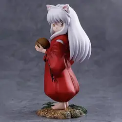 Anime Inuyasha Figures Cute Inuyasha Sesshoumaru Action Figures Children's Standing InuYasha PVC Model Collection Toys Gifts