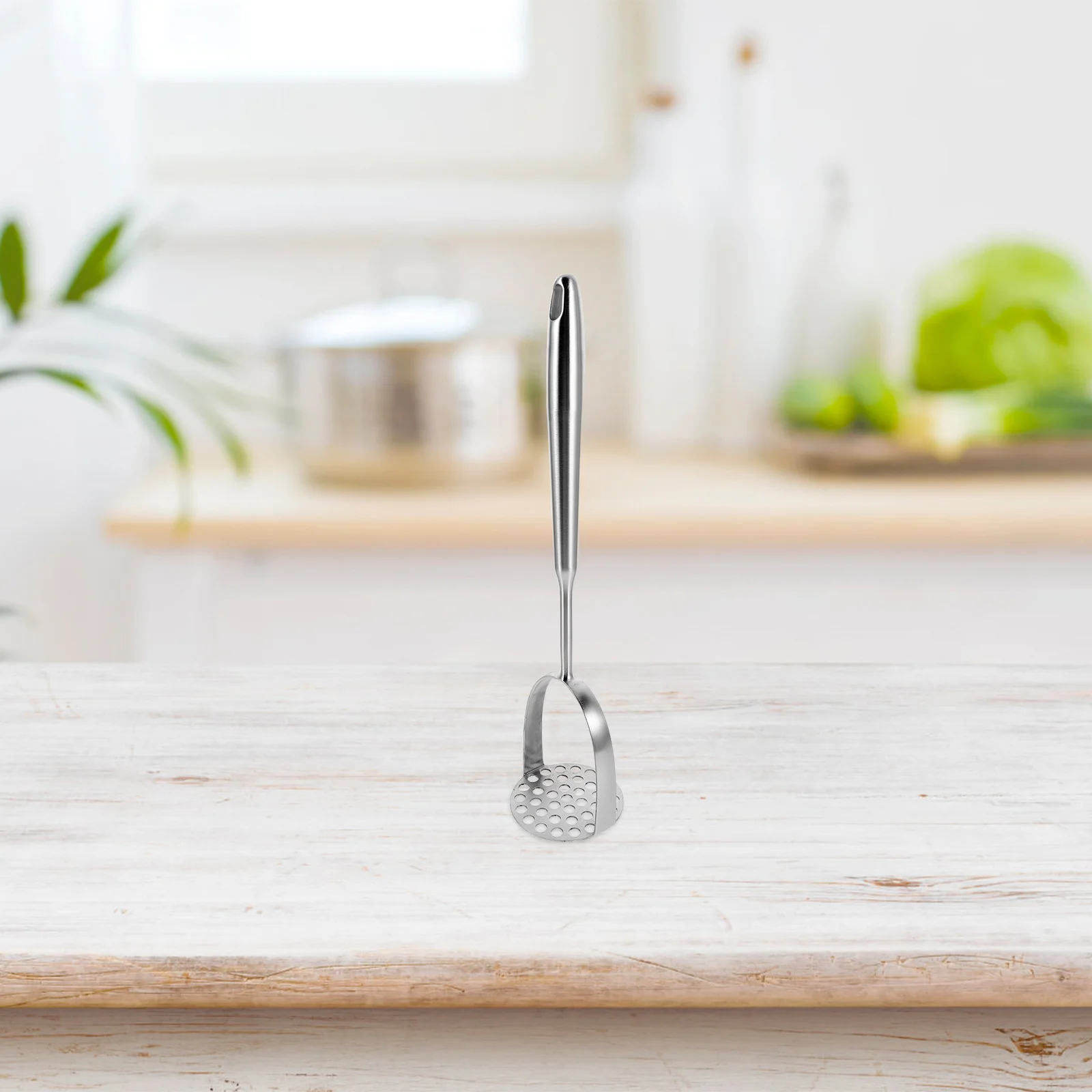 

Stainless Steel Potato Masher Kitchen Tool Manual Food Pressing Utensil Handheld Crusher Ergonomic Handle Sweet Potatoes Carrots