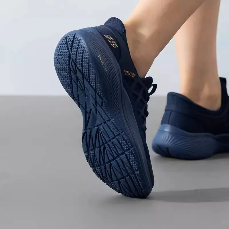 Zapatillas Skechers para mujer, nuevos zapatos informales de malla transpirable de verano, zapatos ligeros para caminar