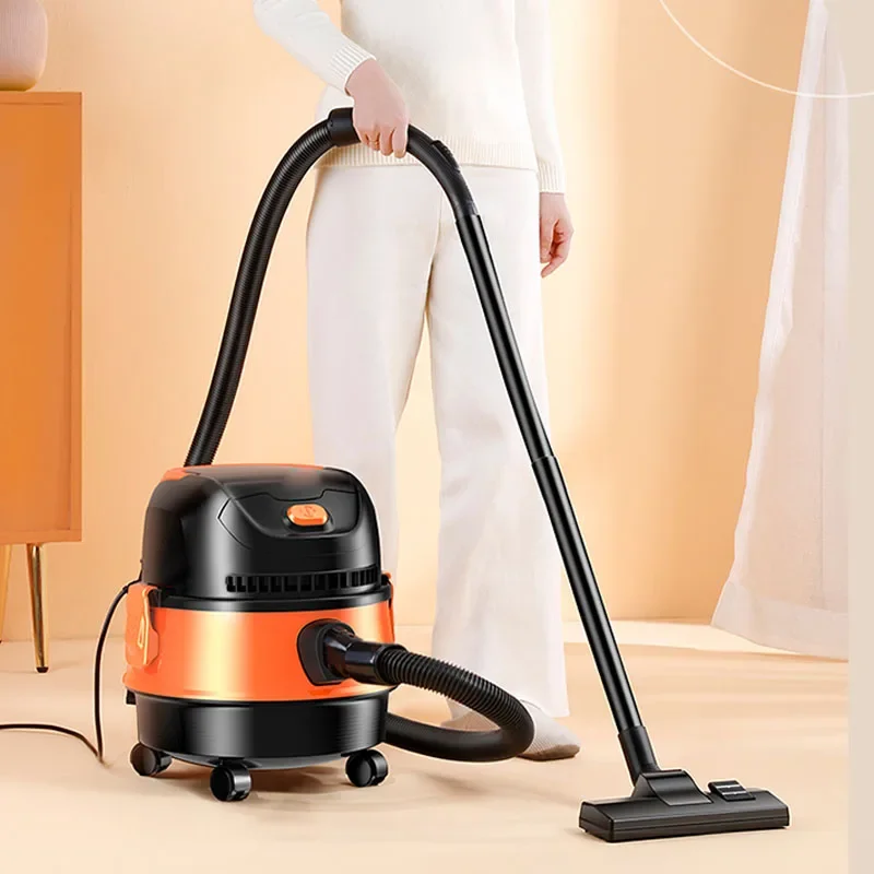 Vacuum Cleaner Household Small Hand-held High Suction Power Car with Dry Wet Blowing Dual-purpose Powerful Barrel Machine T615