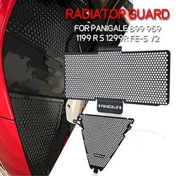 For DUCATI Panigale 899 959 1199 1299 V2 Motorcycle Aluminum Radiator Guard Grille Cover Protector Protective Grill