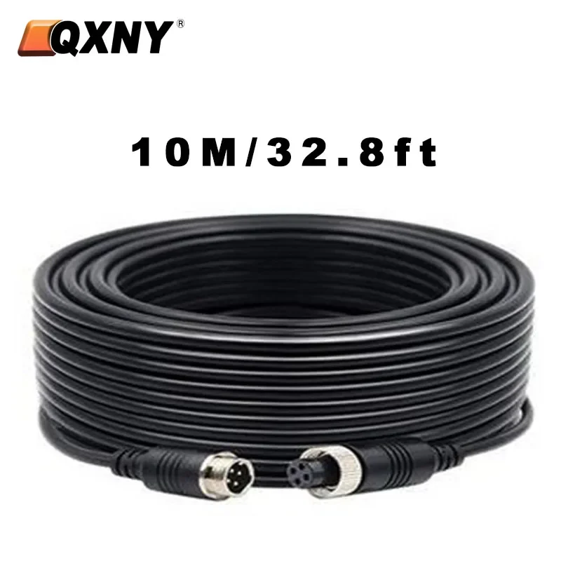 

10M/32.8ft 4 Pin Aviation Extension Video Cable for Bus Turck Van Lorry RV Monitor CCTV DVR TV Camera Connection