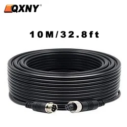 10M/32.8ft 4 Pin Aviation Extension Video Cable for Bus Turck Van Lorry RV Monitor CCTV DVR TV Camera Connection