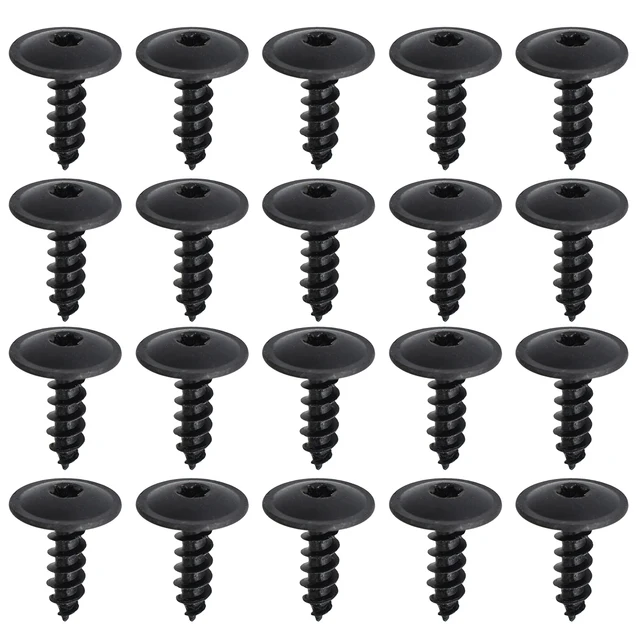 20pcs Engine Cover Undertray Splashguard Wheel Arch Torx Screw Retainer Fastener Clips Bolt Universal For VW Audi Seat N90974701