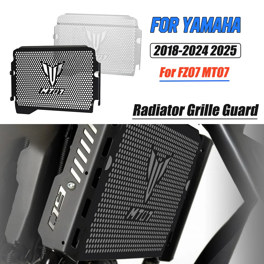 

Motocycle Radiator Grille Cover Water Tank Guard Protection FOR Yamaha FZ-07 FZ07 MT-07 MT07 2018 2019 2020 2021 2022 2023 2024