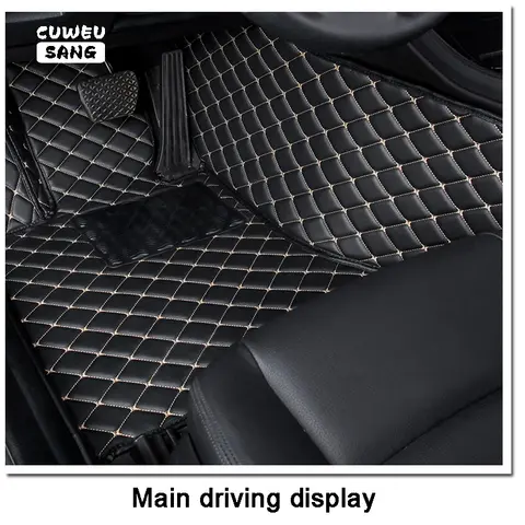 CUWEUSANG Custom Car Floor Mats For BMW X5 E53 E70 F15 G05 F85 F95 Auto Carpets Foot Coche Accessorie