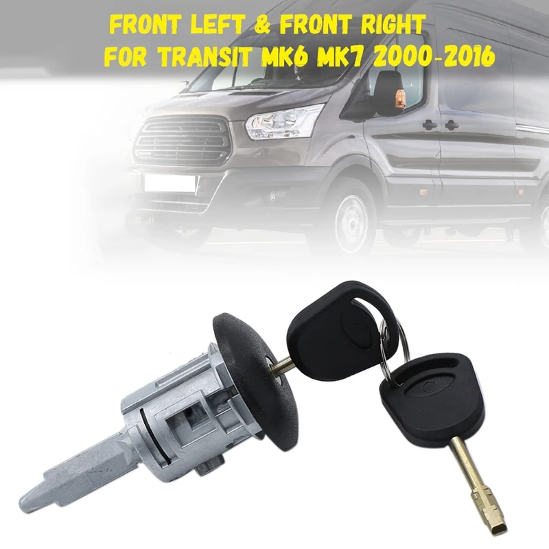 Car Front Right Door Lock Barrels For Ford Transit MK6 MK7 2000-2016 060638