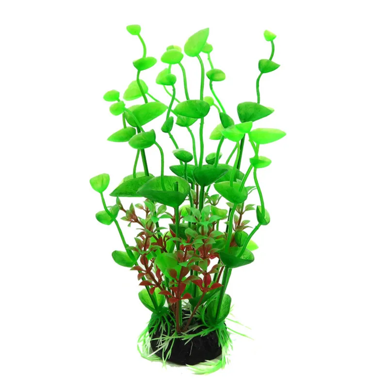 Lila Blume Künstliche Gefälschte Kunststoff Pflanze Künstliche Aquarium Pflanze Aquarium Zubehör Dekoration Ornament Unterwasser Pflanze – Detail 2