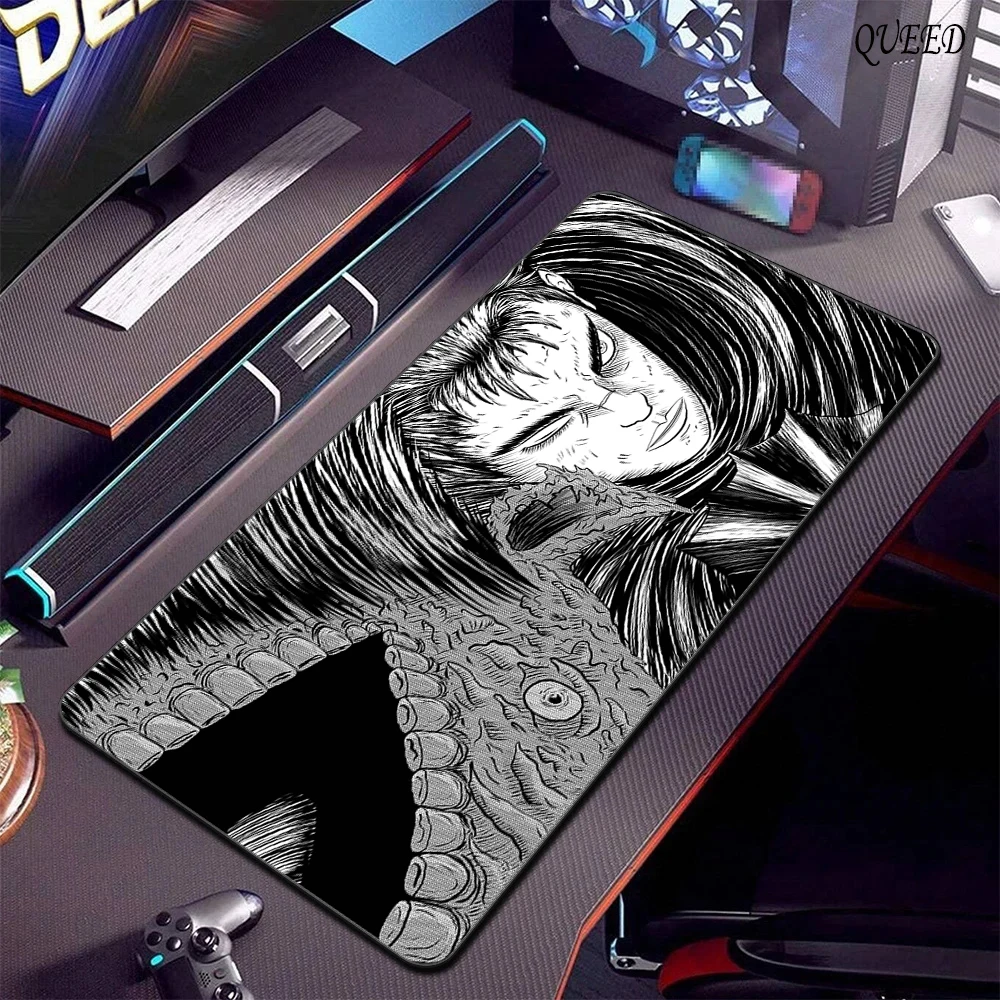 Gaming Accessories Varmilo Keyboard Computer Mousepad CS GO LOL Mouse Pad Berserk Guts Anime Dywan Gamer 900X400 XXL Desk Mats