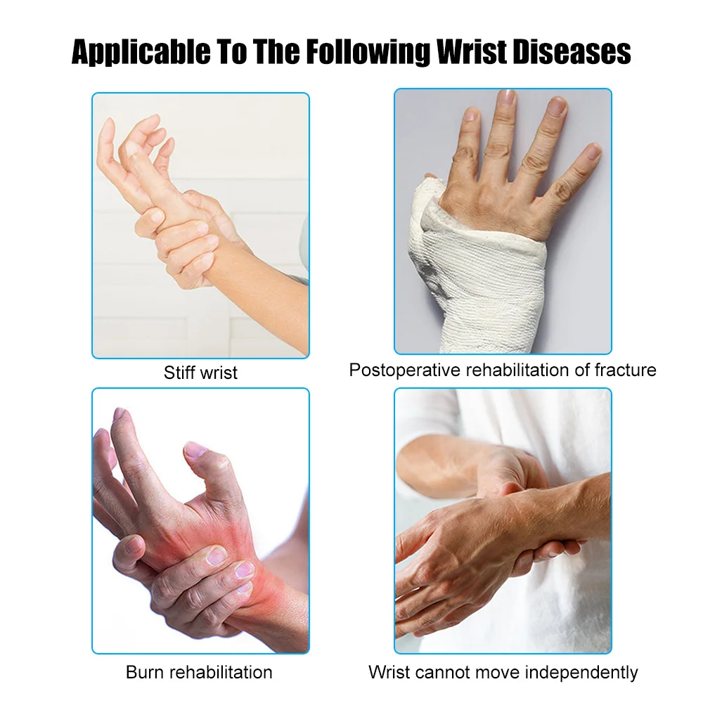 Household Wrist Joint Rehabilitation Training Device Wrist Hand Fracture Upper Limb Hemiplegia Bending Straightening Exerciser
