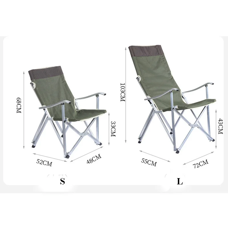 Bearing 120kgs Aluminum Alloy Outdoor Folding Ogawa Fishing Chair Recreational Household Portable 600D Oxford Fabric Stable