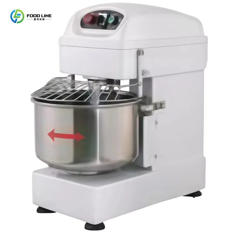 Customized Stainless Steel Electric Flour Mixer 20L-240L Commercial Bakery Spiral Dough Kneading Machine