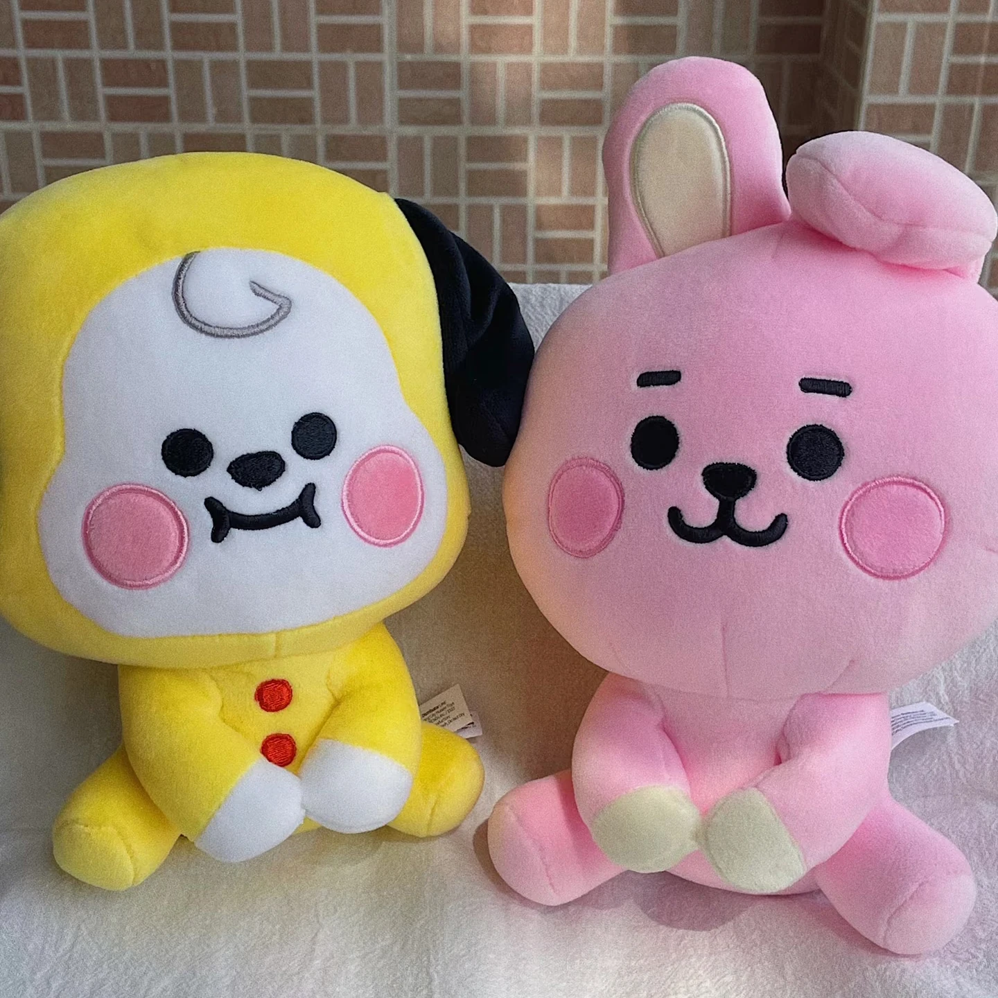 لطيف الحيوان الرسوم المتحركة الطفل قلادة أفخم المفاتيح اللعب Bangtan الصبي مجموعات Peluches الكرتون ظهره الديكور دمى الفتيات الهدايا #2