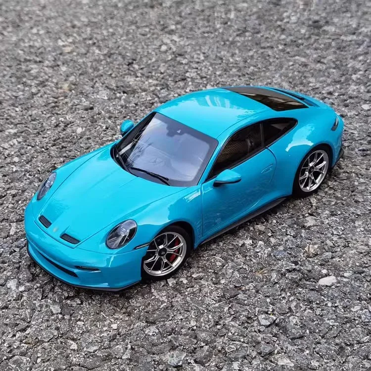 Norev 1:18 For Porsche 911 GT3 RS 2021 Diecast Model Car Hobby White/Blue/yellow/Green Display Ornaments Collection Boys Gifts