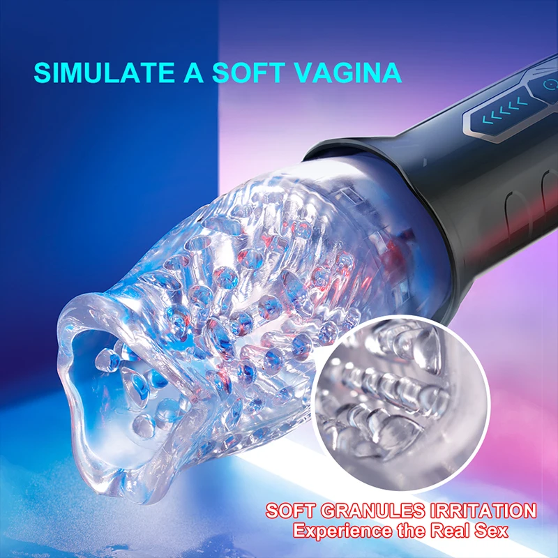 جهاز استمناء كهربائي أوتوماتيكي للاستمناء للرجال ، مص دوار ، هزاز فموي حقيقي للمهبل ، ألعاب جنسية للبالغين #5