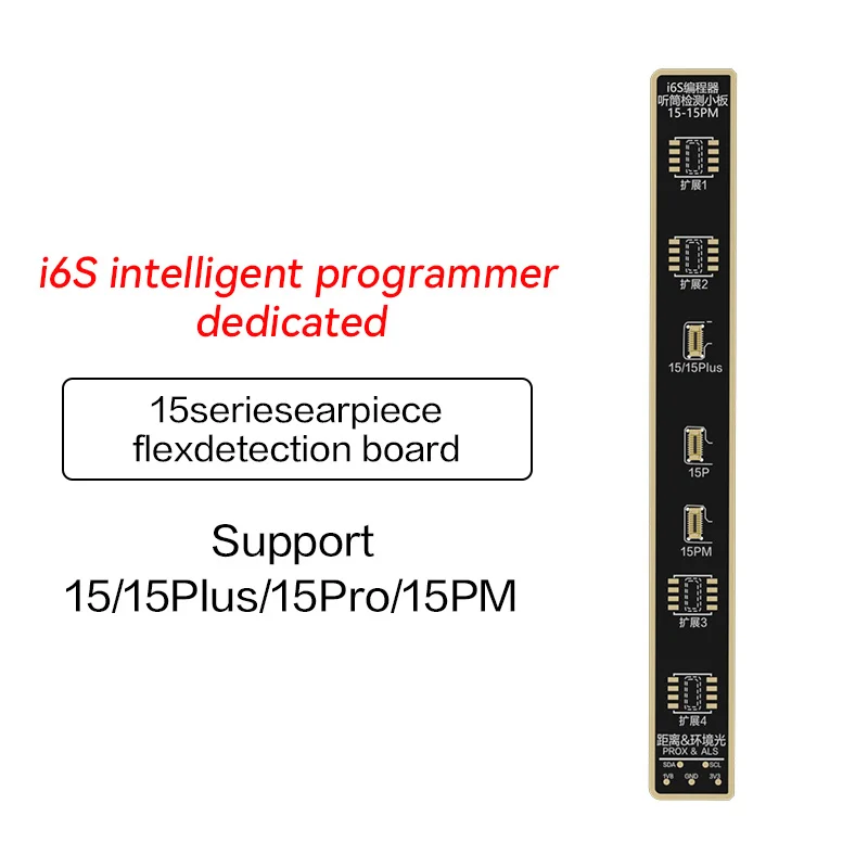 บอร์ดซ่อม i2C สายแพสำหรับ iPhone 15, สายอ่อนสำหรับซ่อมหูฟังโทนสีทรู