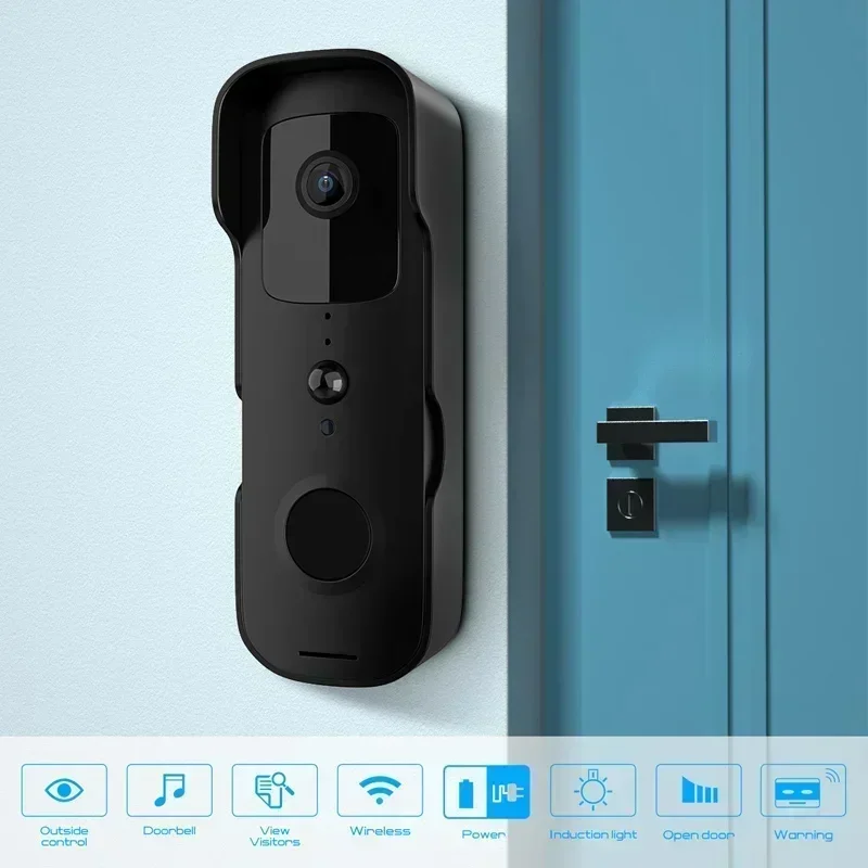 

Smart Video Doorbell Waterproof Night Vision Door Viewer 1080P FHD Camera Digital Visual Intercom WIFI 2.4G Tuya Door Bell