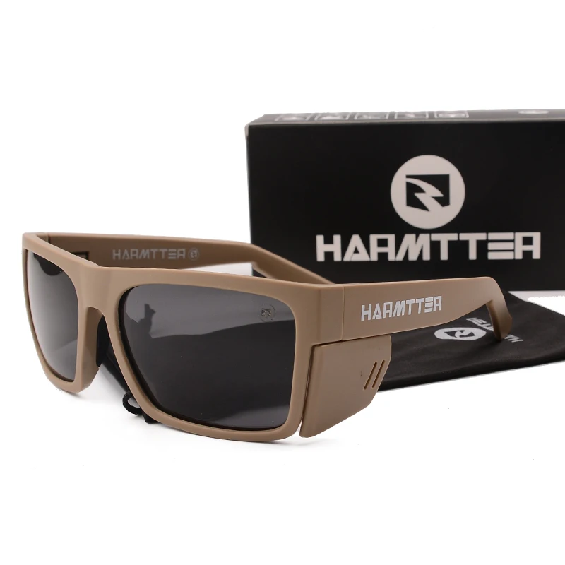 HARMTTER Lunettes de soleil polarisées pour hommes et femmes, protection UV, lunettes de sport, Z87 