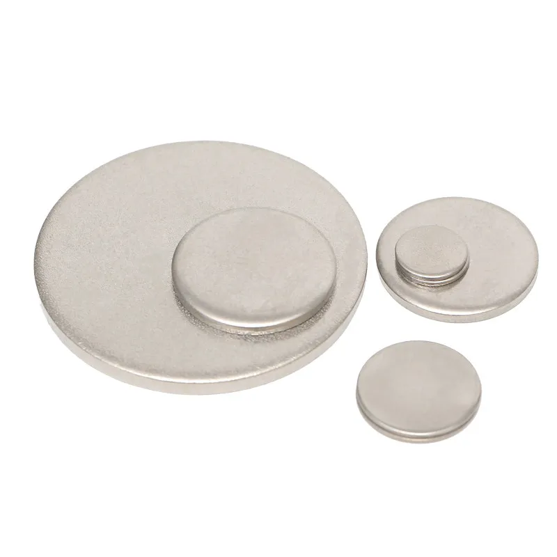 Solid Flat Round Disc 304 Stainless Steel 20-80mm Metal Plate Circular Sheet Flat Pad Washer without Hole