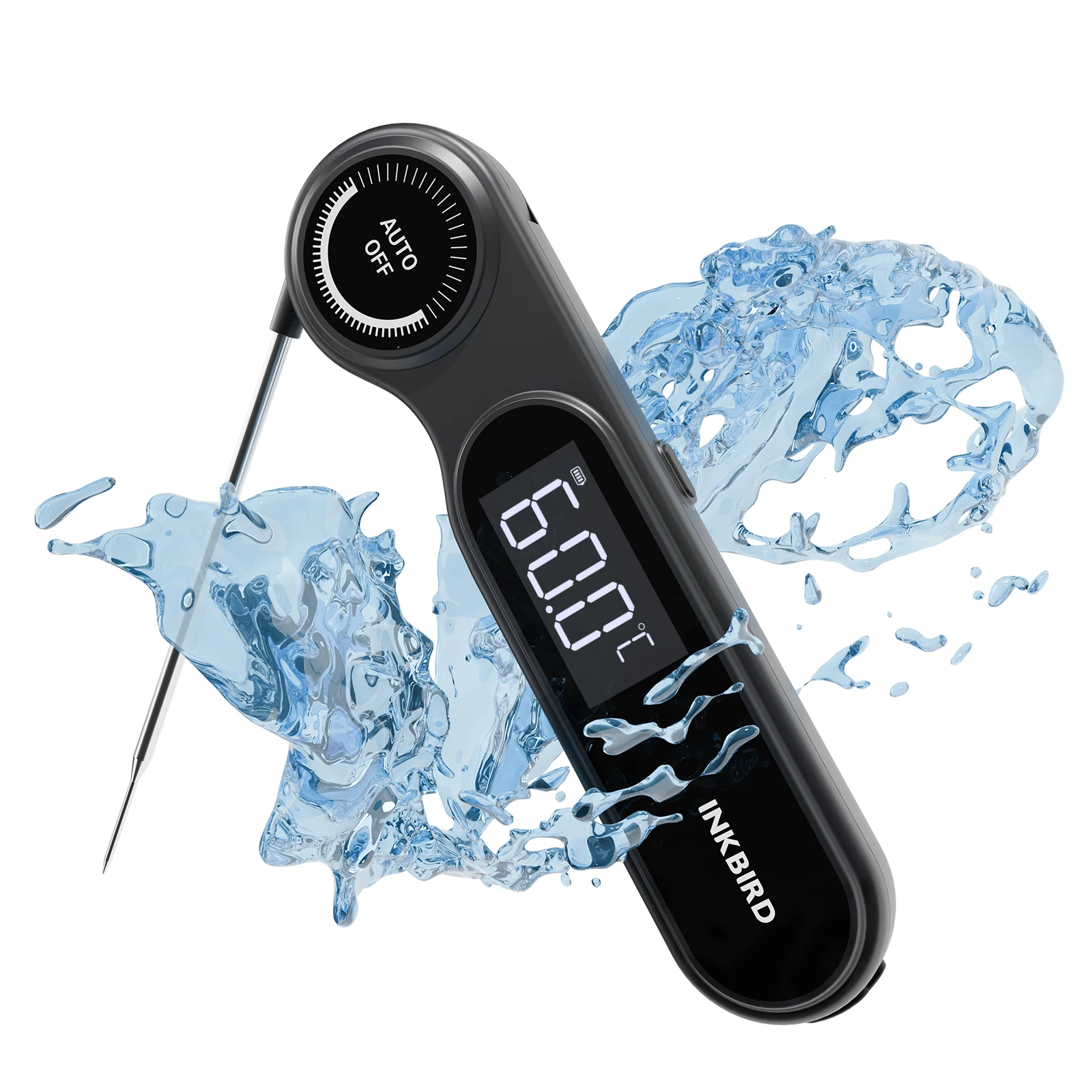 

INKBIRD IHT-21K Мгновенный считывающий термометр для мяса, 0,5 с, IP65, водонепроницаемый, датчик K, магнитный, VA LCD, для гриля, выпечки, пивоварения