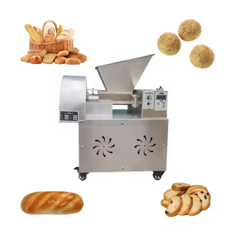 Commercial Dough Divider Rounder Tortilla Semi Dough Ball Divider Machine Electric Automatic Continuous Dough Divider Machine