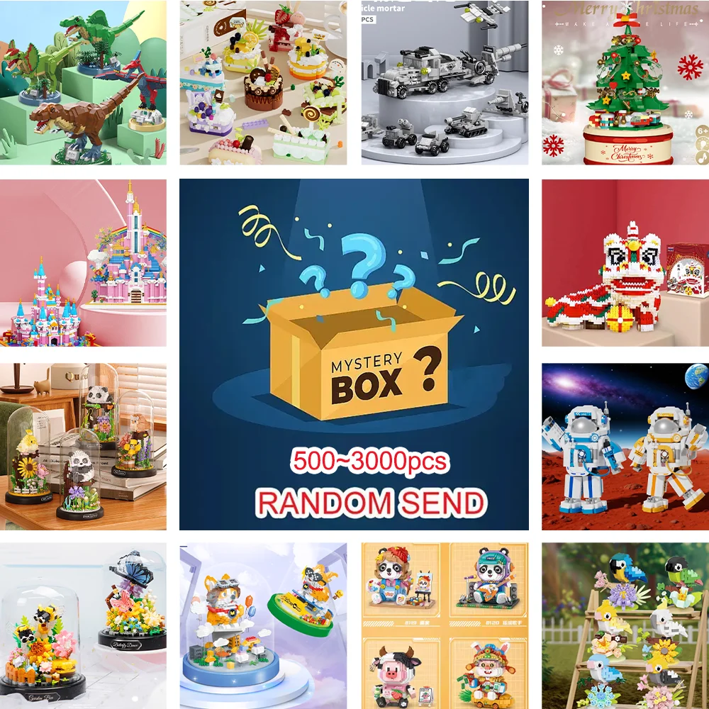 

Каждая глухая коробка случайно содержит игрушку из строительных блоков, очень подходит для обмена подарков и вечеринок по случаю дня рождения.