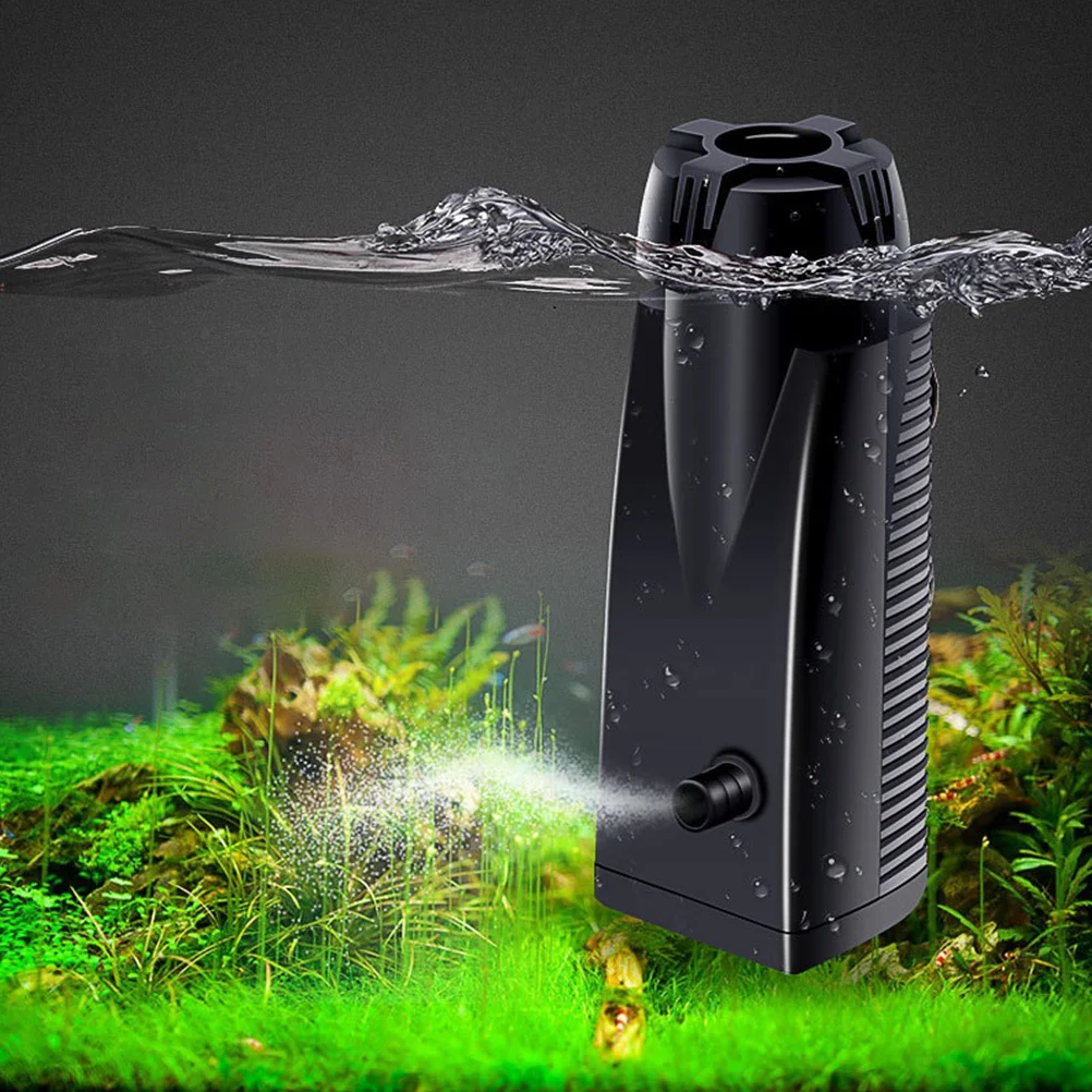 

3W Aquarium Oil Removal Filter with Suction Cup Surface Skimmer for Water Tank Cleanliness Oil Film Remover Processor