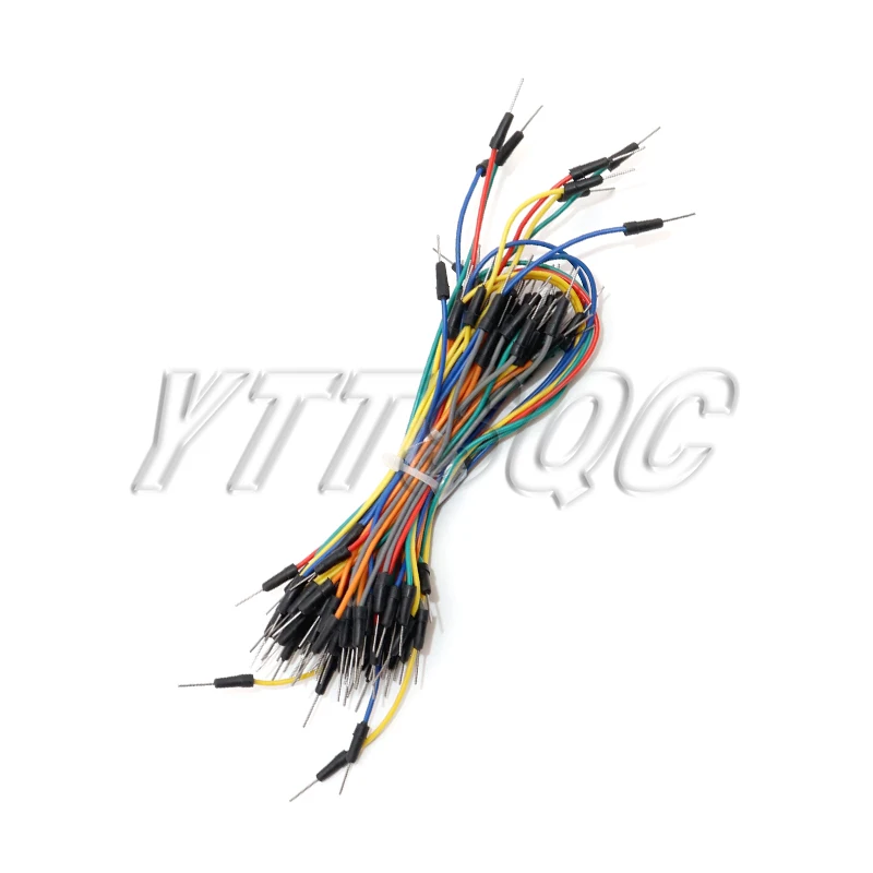 65pcs Breadboard Wires/Jumper Wires/Connector Wires/Lead Wires Breadboard Jumper Cables Male To Male Diy Electronic Kit