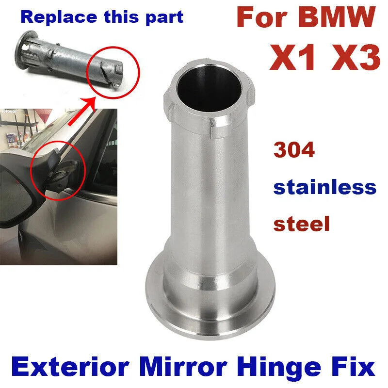 Fix for BMW X1 E84 X3 F25 And More 304 Stainless Exterior Mirror Hinge 233640010