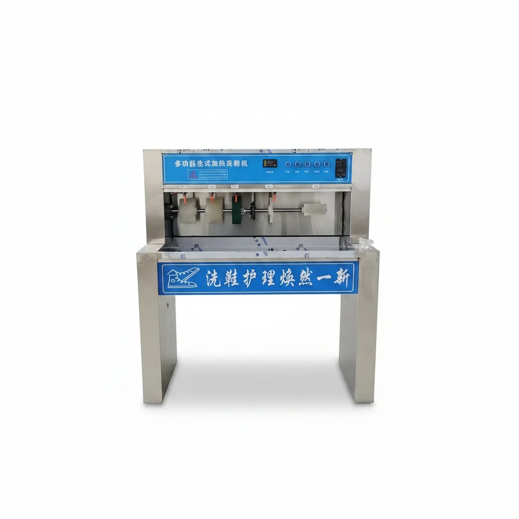 Commercial Shoe Washing Machine, Stainless Steel Automatic Sneaker Cleaner, Heavy Duty Industrial Drying Washer, 86kg