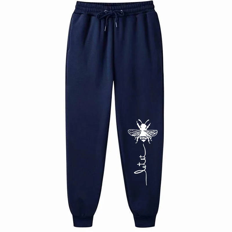 Womens Pants Loose Long Pants Outwear Fashion Letter Printed Trousers Spring Autumn Winter Sweatpants S-4XL