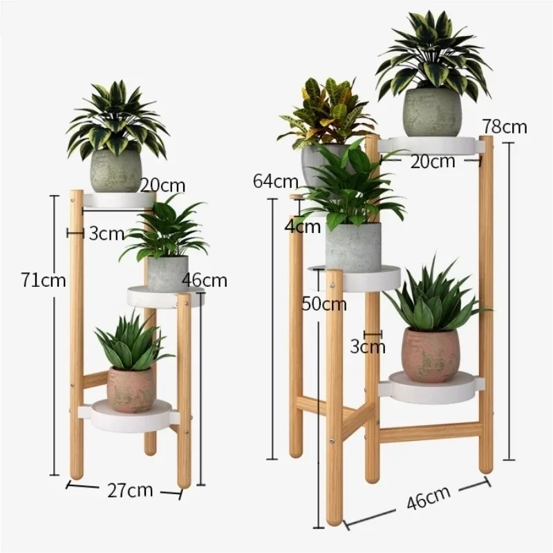 Support de plante en bambou à 4 niveaux, porte-pot de fleur d\'angle haut, présentoir nordique T1 pour salon, chambre à coucher, balcon, évaluation